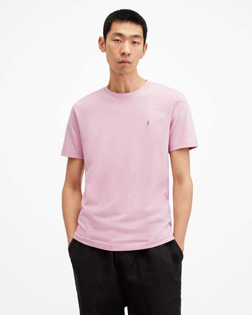 Brace Brushed Cotton Crew Neck T-Shirt
