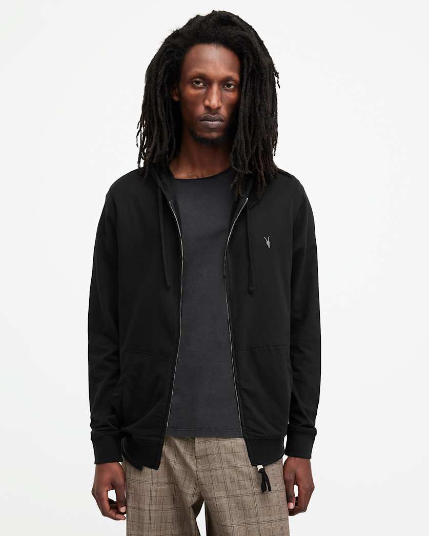 Brace Pullover Brushed Cotton Hoodie