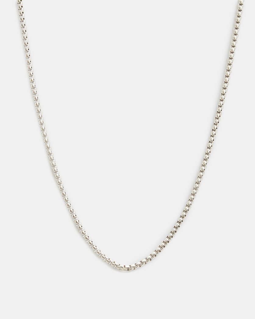 Lyan Sterling Silver Box Necklace