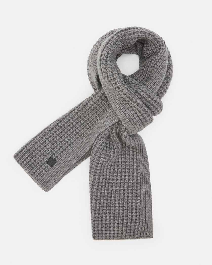 Nevada Ribbed Wool Blend Scarf