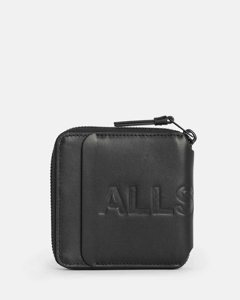 Clymer Logo Print Leather Wallet