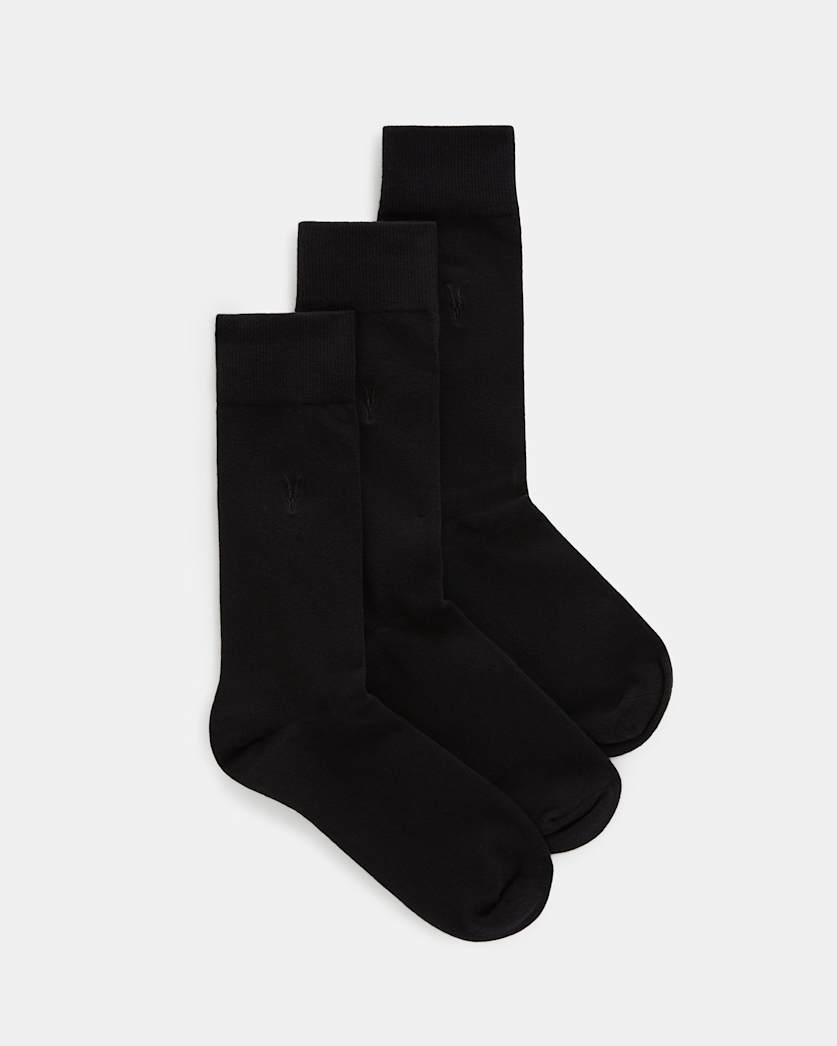 Adan Ramskull Embroidered Socks 3 Pack