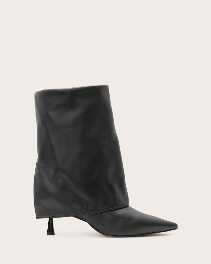 Odyssey Knee High Folding Leather Boots