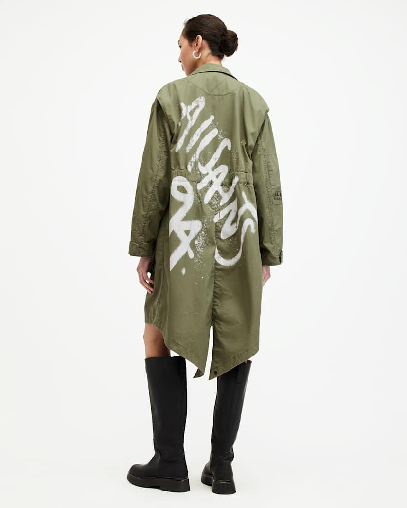 Milla Relaxed Fit Printed Parka Jacket