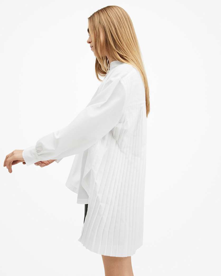 Percy Pleated Relaxed Fit Shirt