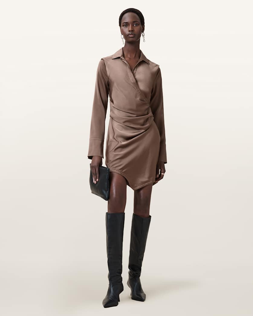 Tira Satin Mini Dress