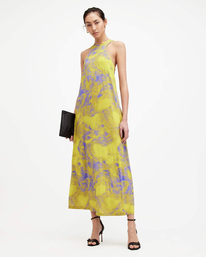 Kura Inspiral Printed Maxi Dress