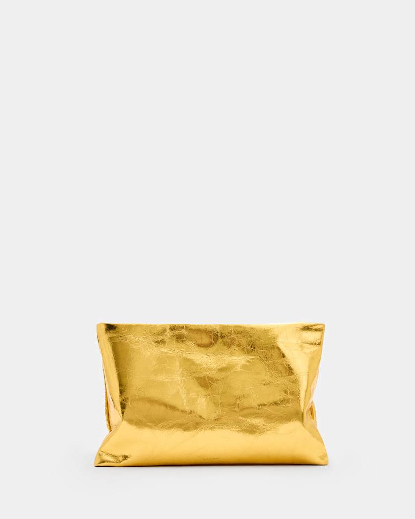 Bettina Leather Clutch Bag