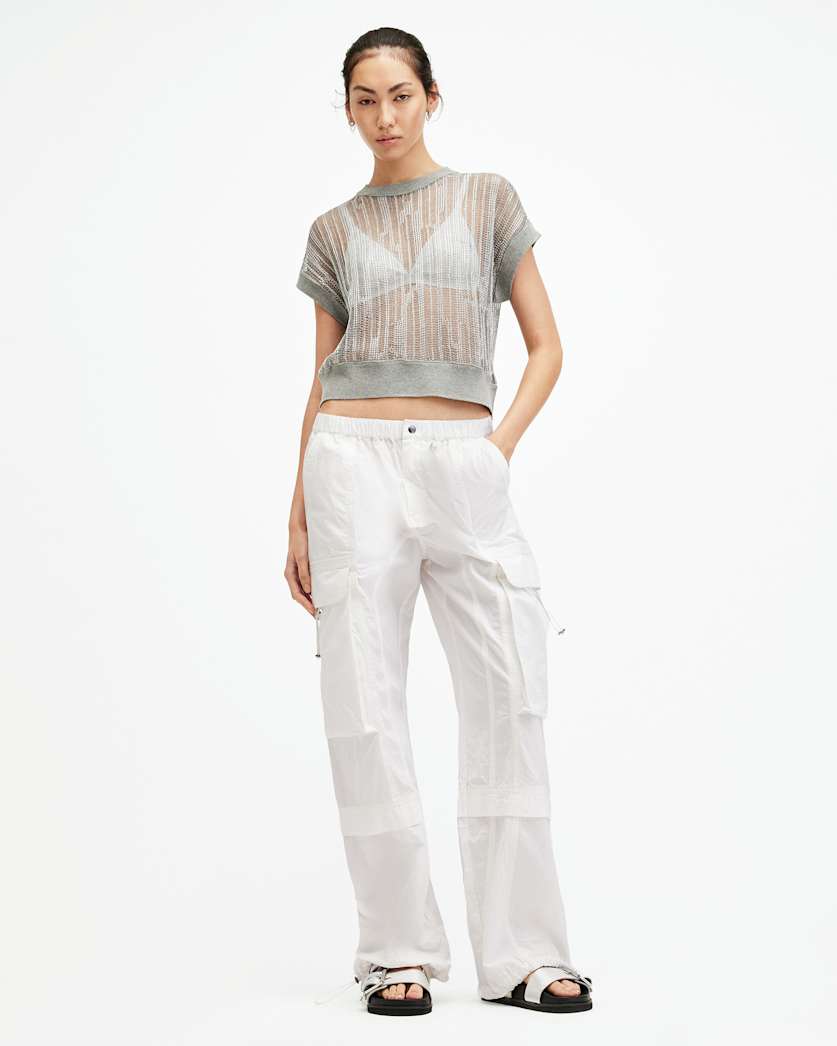 Barbara Adjustable Cuffed Cargo Trousers