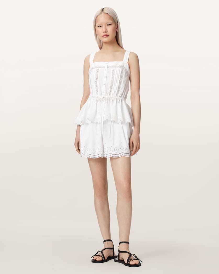 sachin and babi light blue dress Women's White Shorts main image 0