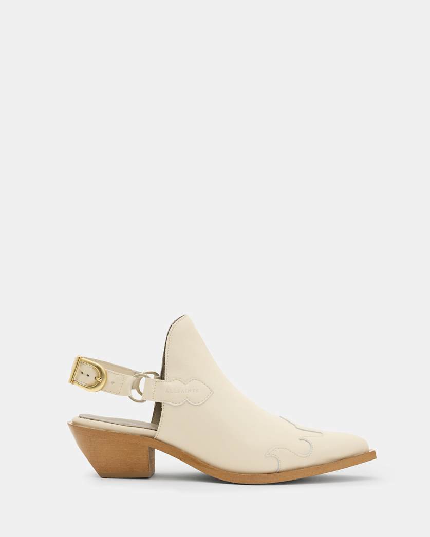 Desola Leather Western Mule