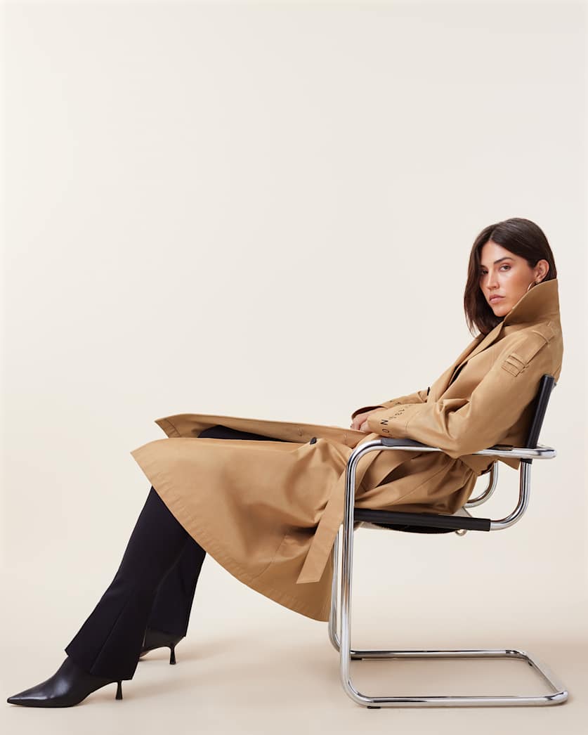 Demmi Oversized Belted Trench Coat