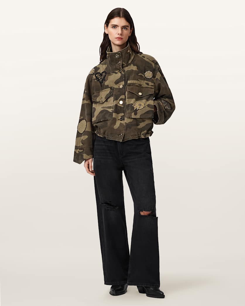 Clay Camo Patch Jacket