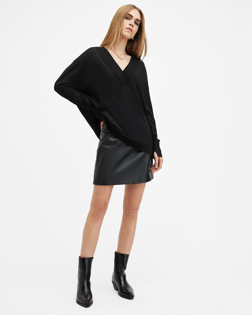 Bern Merino Wool V-Neck Jumper