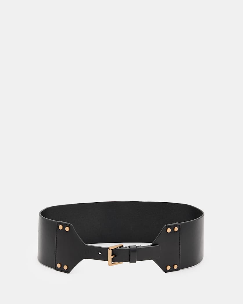 Eden Studded Leather Waist Belt