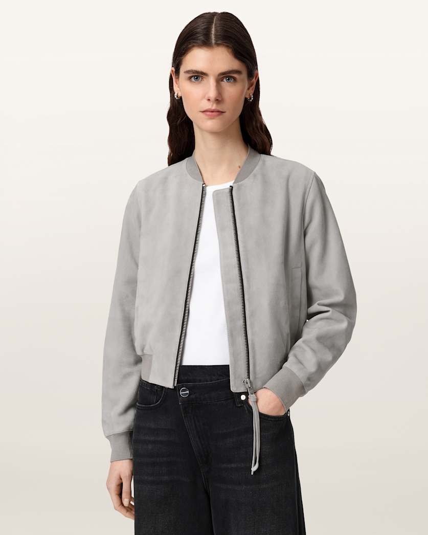 Orten Suede Bomber Jacket
