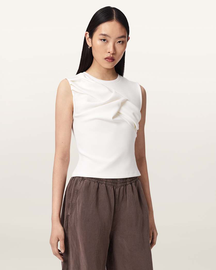 Nella Slim Fit Sleeveless Tank Top