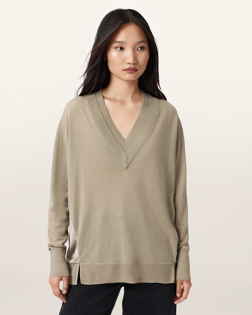 Bern V-Neck Wool Jumper