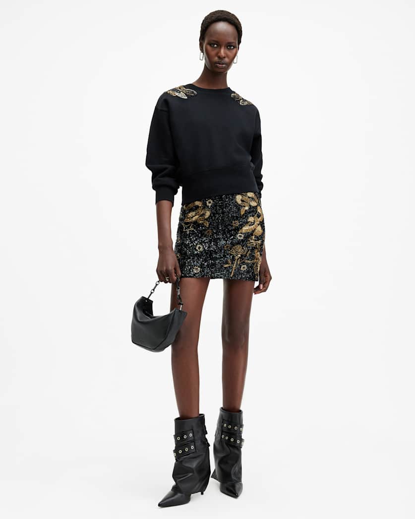 Jamilia Embellished Mini Skirt