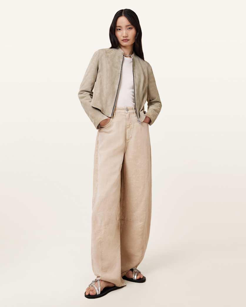 Sadler Slim Fit Suede Jacket