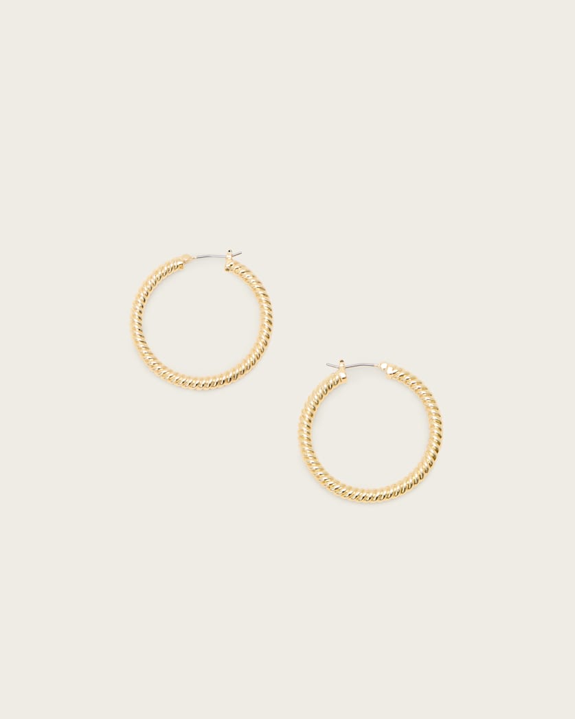 Beck Rope Hoop Earrings