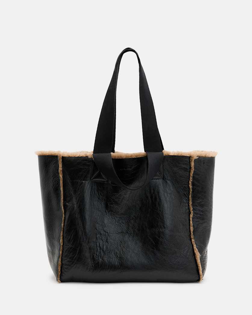 Izzy Reversible Shearling Tote Bag