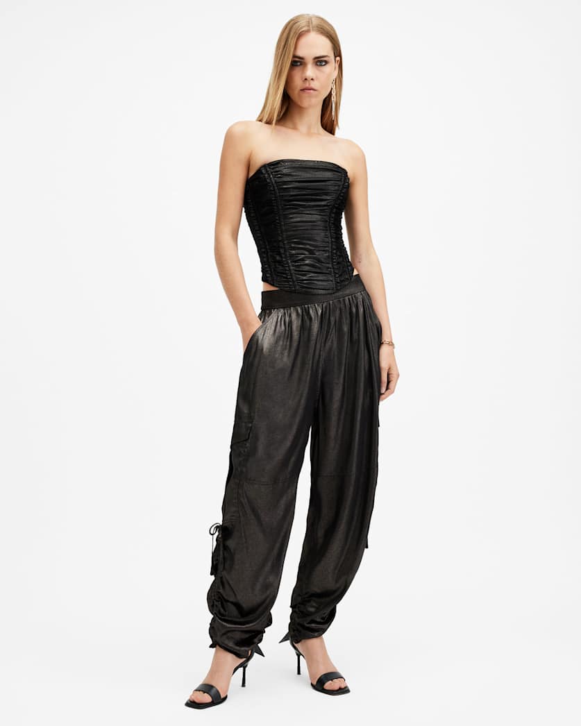 Kaye Relaxed Fit Tencel Trousers