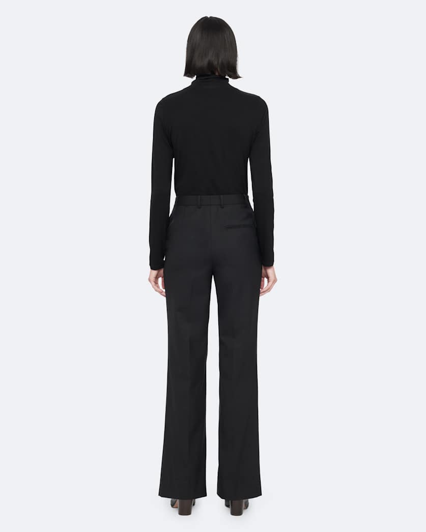 Elysia Mid-Rise Slim-Fit Tailored Trousers