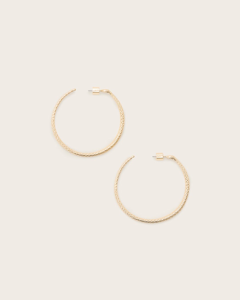 Serpent Large Hoop Earrings