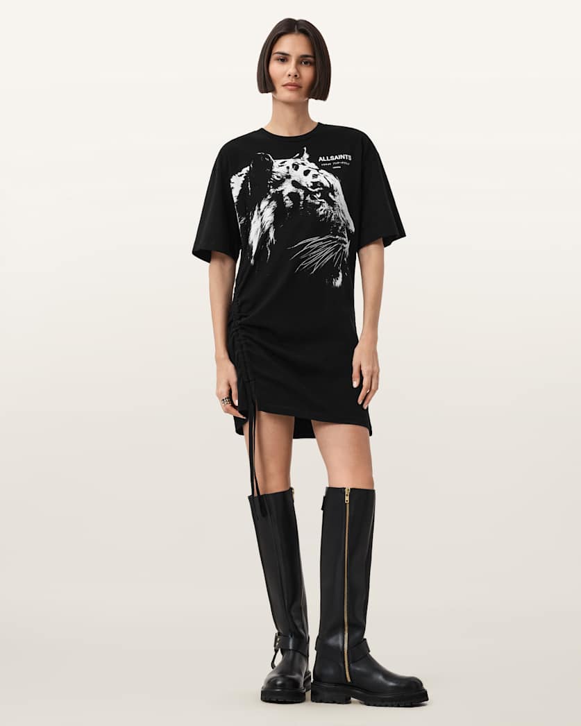 Ivana Naenia Drawcord Mini Dress