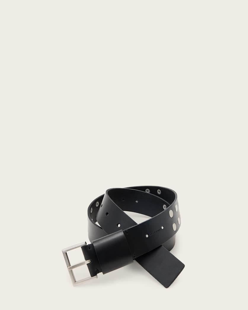 Lillie Studded Leather Belt