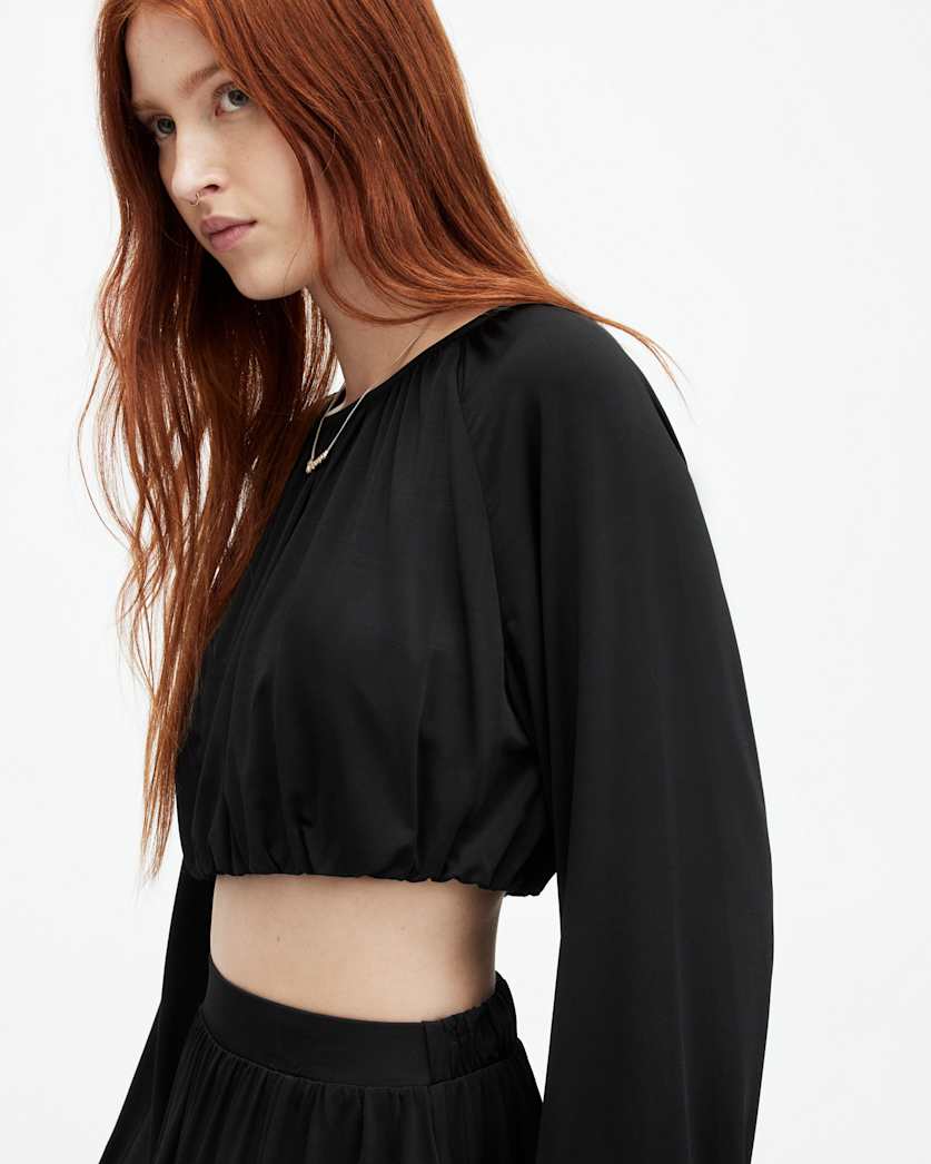 Casandra Draped Cropped Top