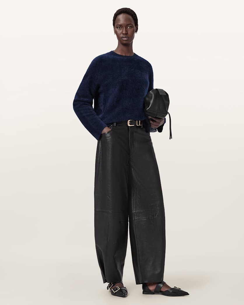 Rebel Brushed Cashmere Crew Neck Jumper