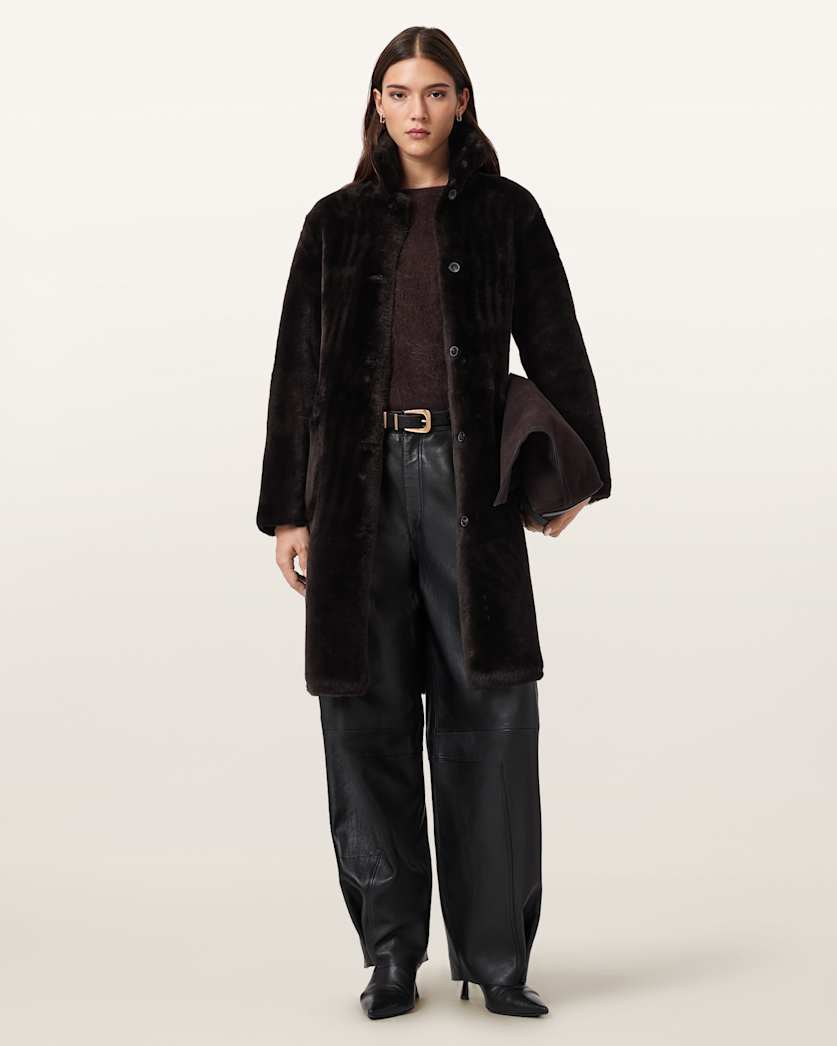 Serra Reversible Shearling Coat
