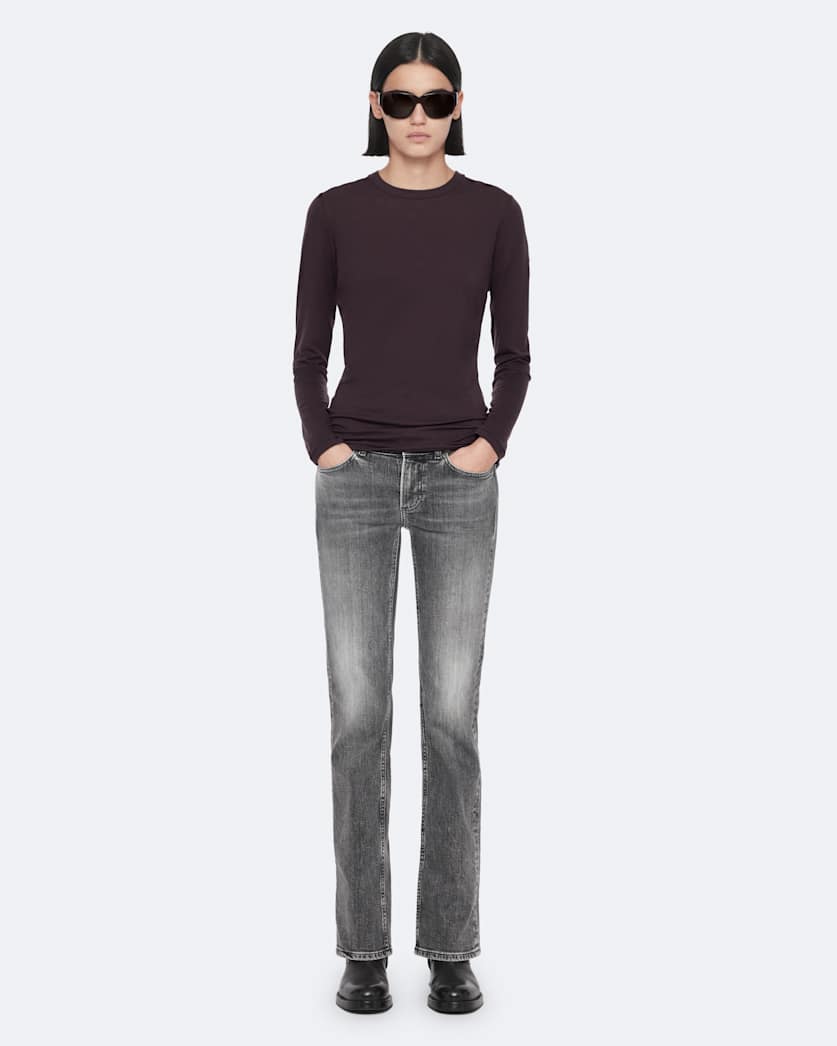 Kira Wool-Blend Long-Sleeve T-Shirt