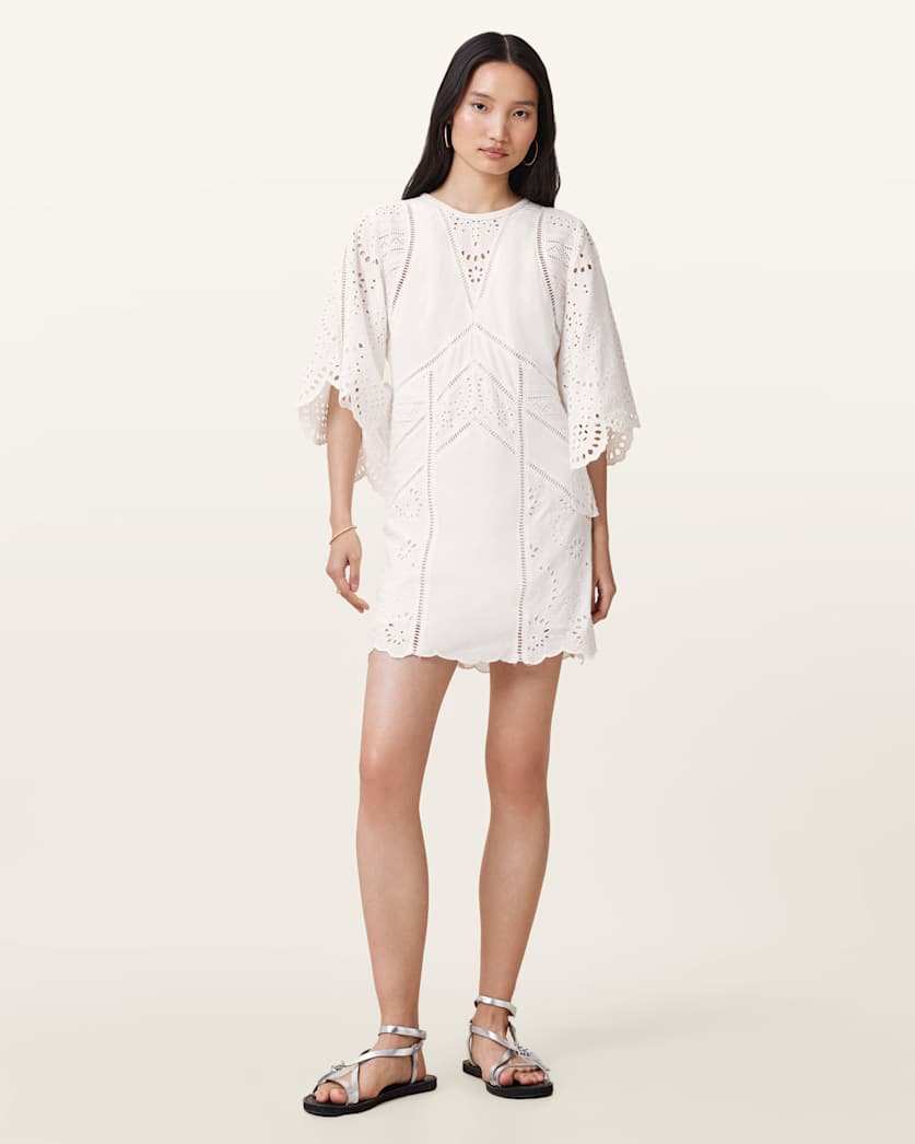 Luci Broderie Mini Dress