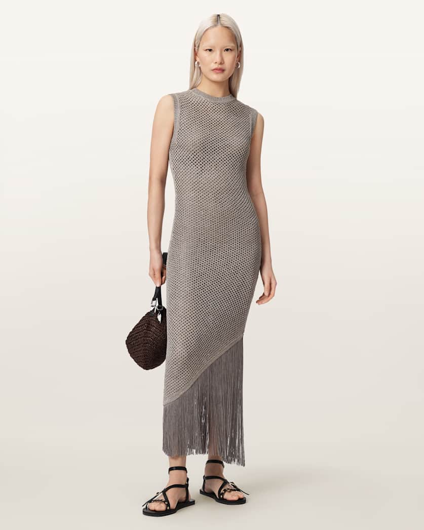 Allsaints Jessie Maxi Dress - Grey