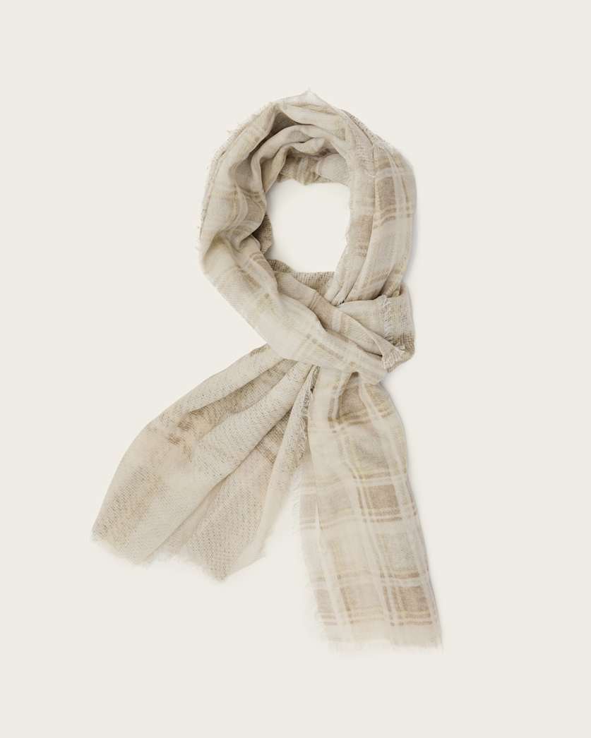 Rumi checked scarf