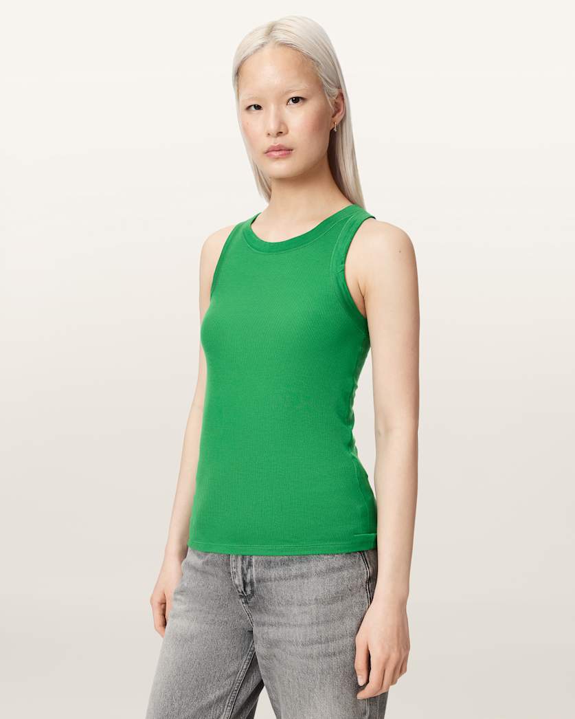 Rina Crew Neck Sleeveless Tank Top