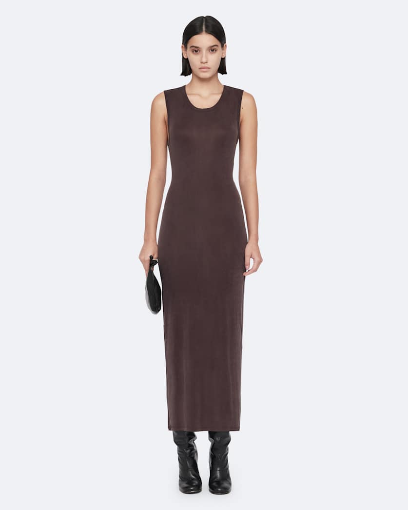 Sleeveless bodycon midi dress