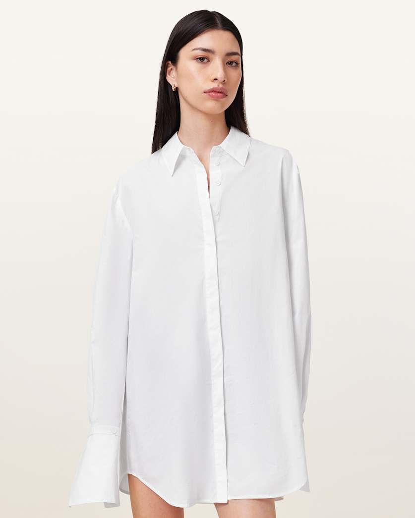 Alber Long Sleeve Shirt Dress
