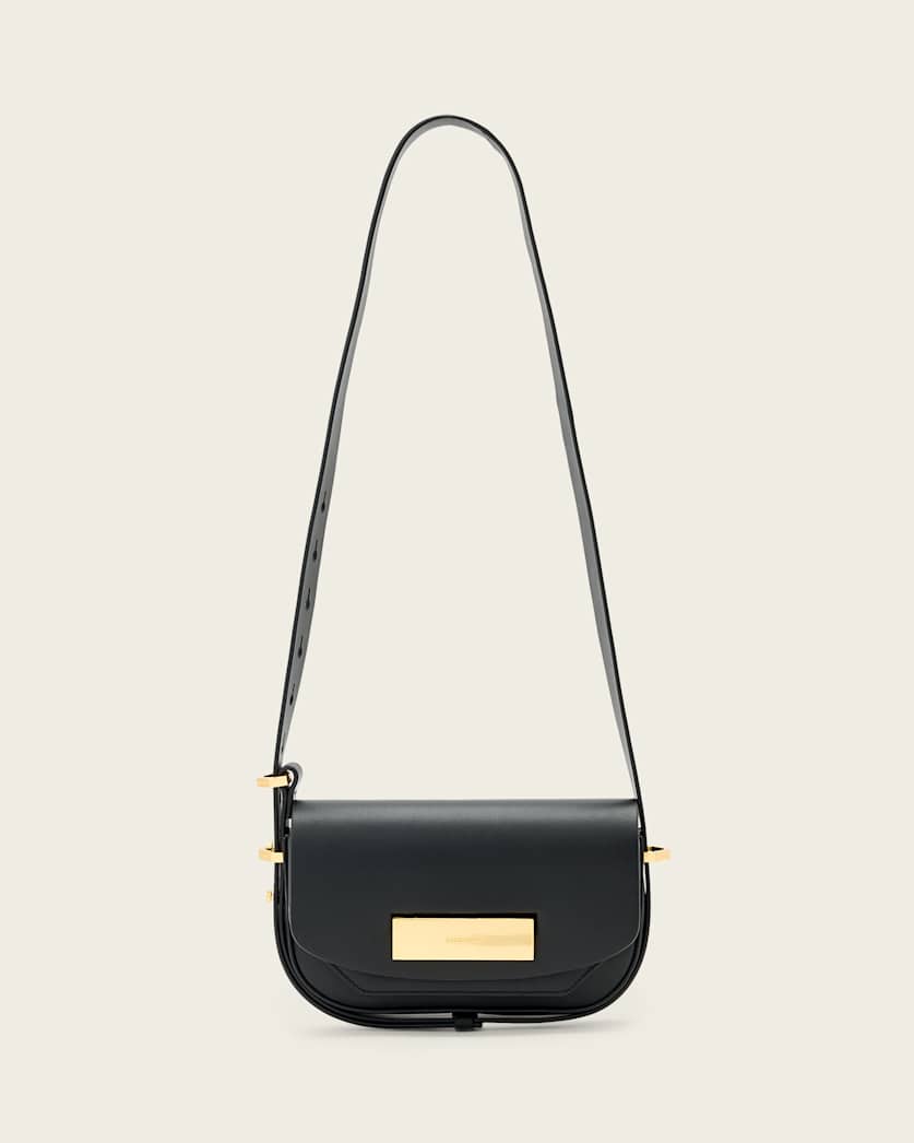 Etta Leather Satchel Crossbody Bag