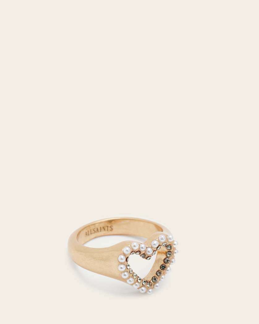 Vida Heart Beaded Ring