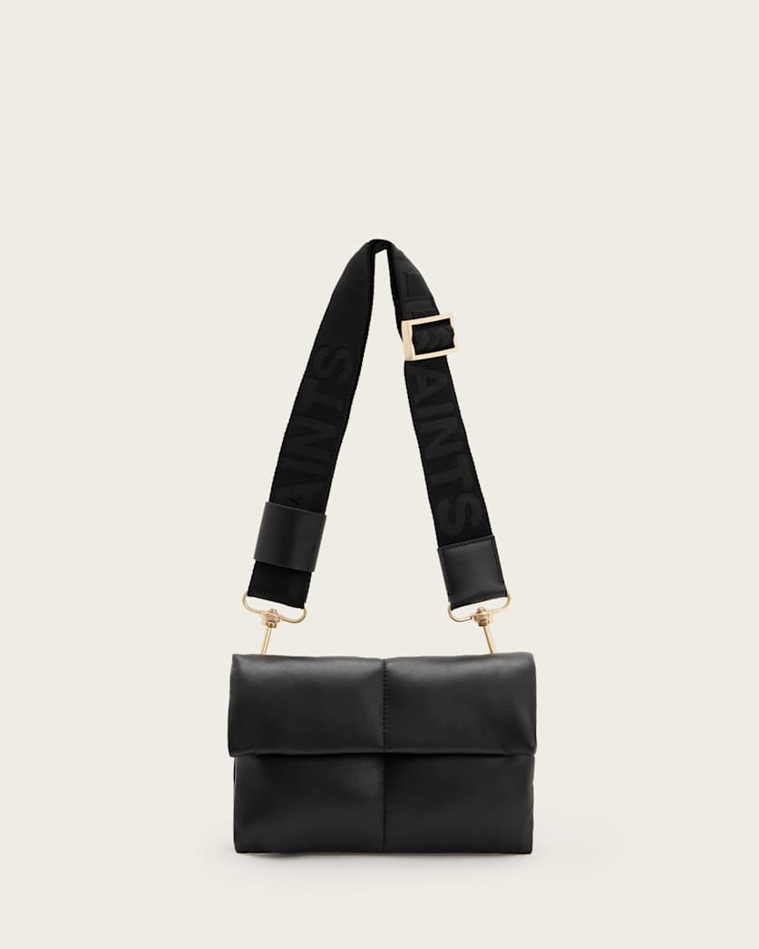 Ezra Quilted Leather Crossbody Bag