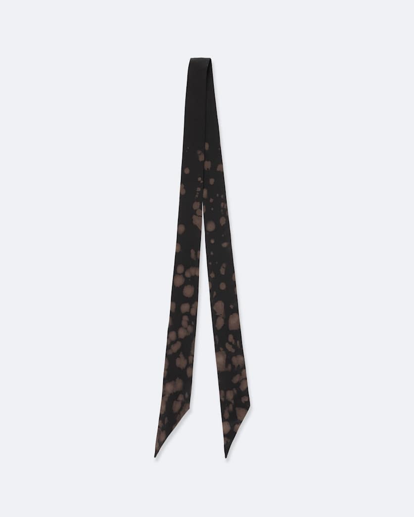 Effusion Printed Skinny Silk Scarf