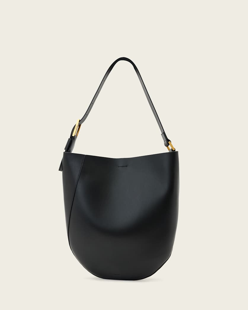 Luna Leather Hobo Shoulder Bag