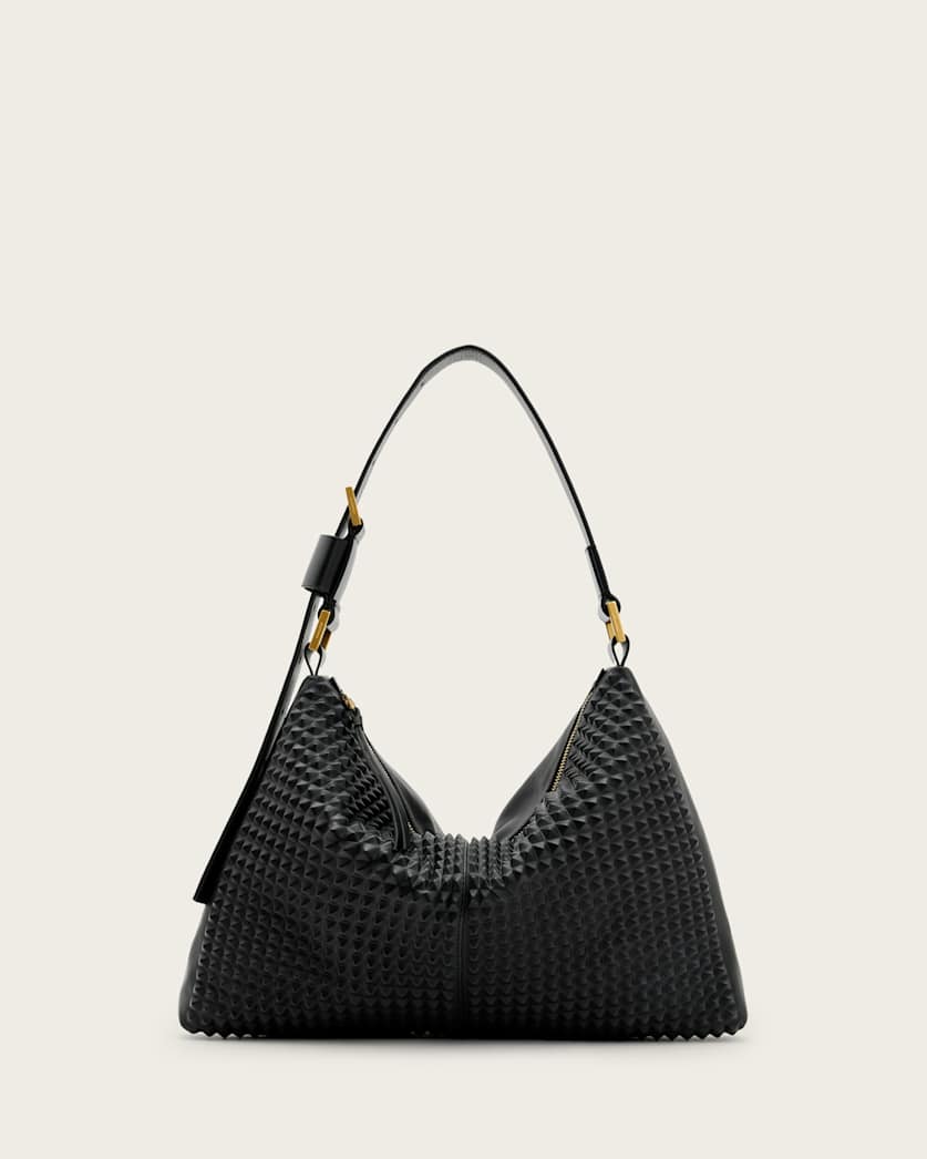 Edbury Studded Leather Shoulder Bag