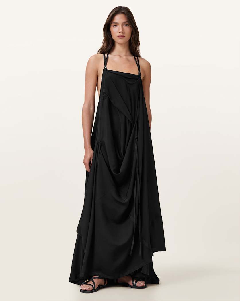 Parachute Limited Edition Black Silk Dress