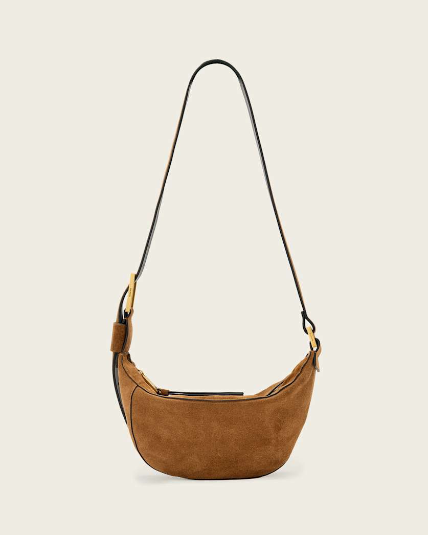 Luna Suede Crossbody Bag