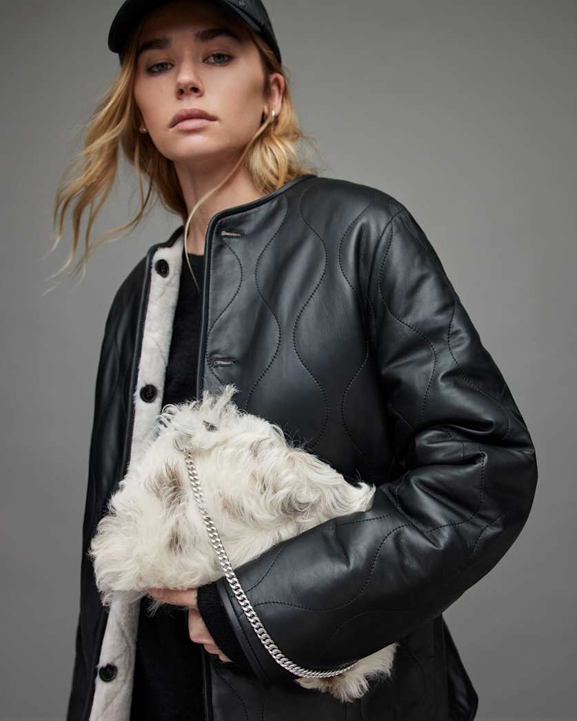 Eve Shearling Crossbody Bag